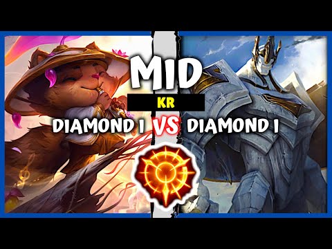 Korean Diamond Teemo Mid vs One Trick Galio - KR Rank S11