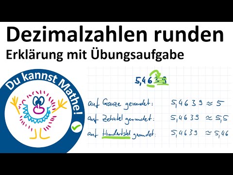 Dezimalzahlen runden