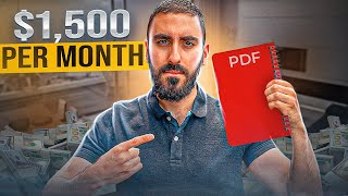 How to Make an Extra $1,500/mo Selling eBooks (FREE COURSE) | STEP BY STEP | NO SHOPIFY | NO ADS
