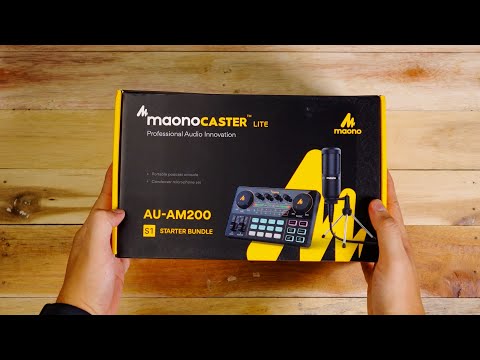 Maonocaster Lite AU AM200-S1 | All in one Podcasting Kit | GIVEAWAY