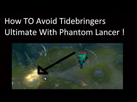 How To Use Phantom Lancer To Dodge Stuns/Ultimates | Dota 2