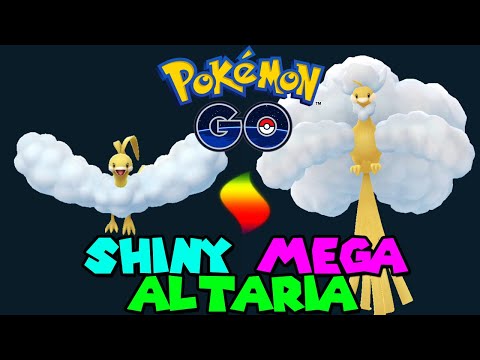 SHINY MEGA ALTARIA EVOLUTION in Pokemon Go