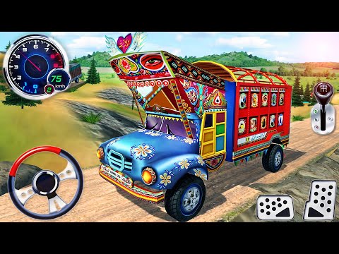 Real Indian Cargo Truck Driving - Offroad Asian Transport Drive Simulator 3D - Android GamePlay