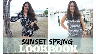 Sunset Spring Fashion Lookbook | Oahu, Hawaii | Plus Size| Large|