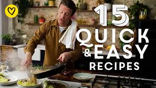15 Easy, Quick &amp; Super Tasty Recipes To Cook For Dinner | Jamie Oliver