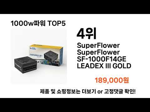 1000w파워 추천 Top5 인기 급상승 중! 가성비최고