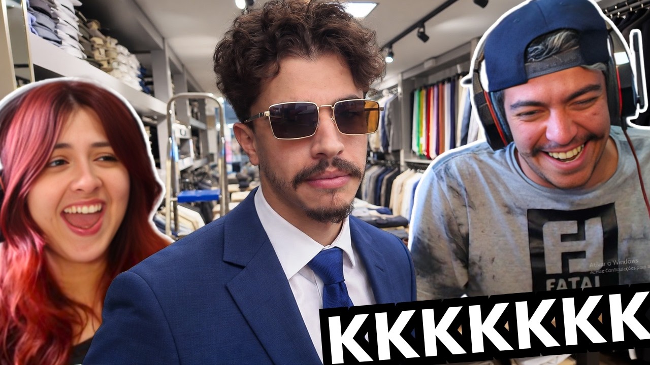 BISTECONE FOI PELA PRIMEIRA VEZ COMPRAR UM TERNO DE LUXO ( virei corretor? ) | react