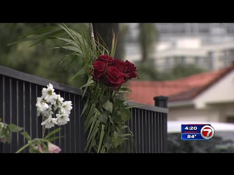 Floral memorial for victims of Surfside condo collapse goes up amid efforts to help victims
