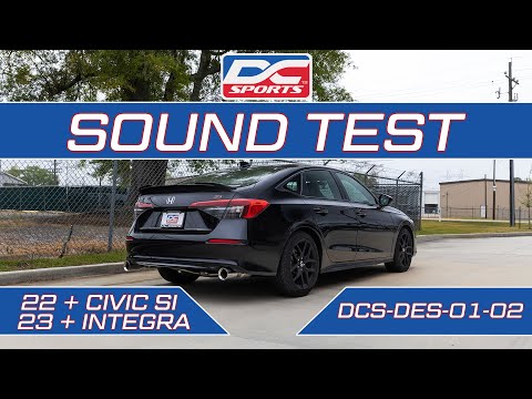 DC Sports 22+ Civic Si Sedan & 23+ Acura Integra Catback Exhaust System