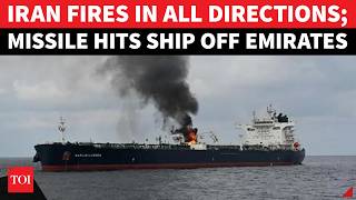 Iran BLOWS UP Ship Near UAE For Defying Hormuz Ban; IRGC Burns Oil, Gas Facilities In 3 Nations