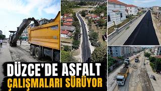  Asfalt Çalışmaları Hızla Sürüyor
