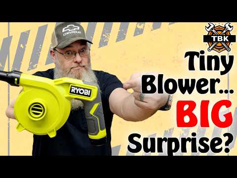 Ryobi USB Lithium Blower Inflator Deflator – Unboxing, Specs & Blower Test!