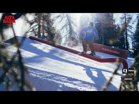 Snowpark Alta Badia: Freeski Jibs into a new season - January 2015