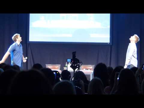 Jensen and Misha panel. Part 2. JIB 5