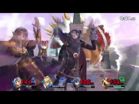 Bowser final smash on zelda and lucina