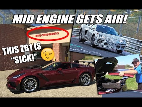 2020 MID ENGINE CORVETTE GETS AIR & JOE GETS A 2019 ZR1