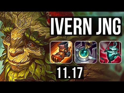 IVERN vs TRUNDLE (JUNGLE) | 1/0/18, Rank 2 Ivern, 400+ games, 1.0M mastery | EUW Challenger | v11.17