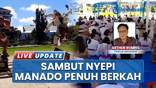 Jelang Hari Raya Nyepi di Lapangan Tikala Manado, Ratusan Umat Hindu Mengikuti Upacara Tawur Kesanga