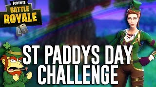 St Paddy&#39;s Day Challenge! All Green Everything! - Fortnite Battle Royale Gameplay - Ninja