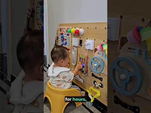 DIY Busy Board for Happy Babies