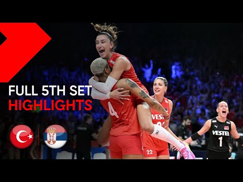 EuroVolley Women's Final Full 5th Set: Turkiye vs Serbia