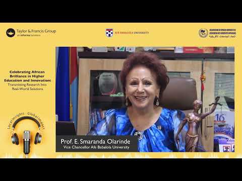 Thursday Talks Africa Episode 1: Professor E. Smaranda Olarinde