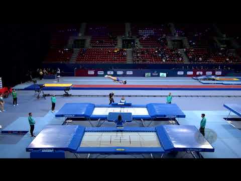 KALPAXI Angeliki (GRE) W - 2022 Trampoline Worlds, Sofia (BUL) - Q Trampoline Exercise 2
