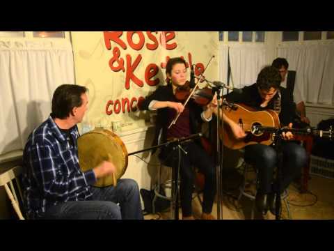 Renee Doucet, Seph Peters and Mark Currie play jigs at the Rose and Kettle