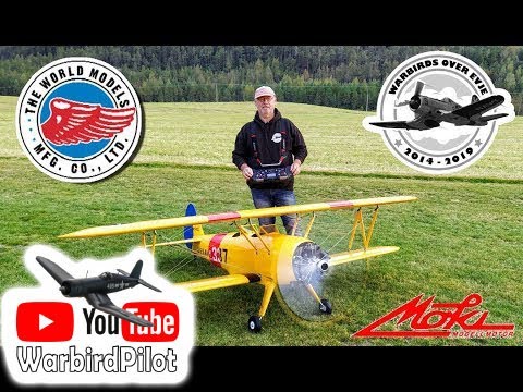 HUGE Stearman with Moki power