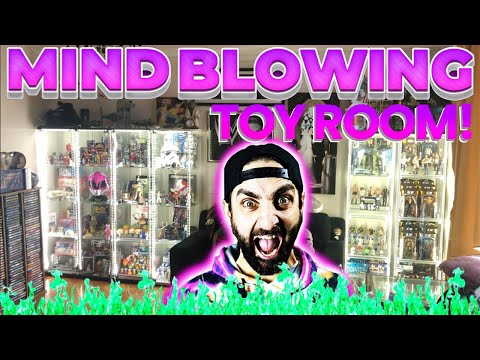 MIND BLOWING Toy Room Tour! Ghostbusters + Power Rangers + AEW + Star Wars!