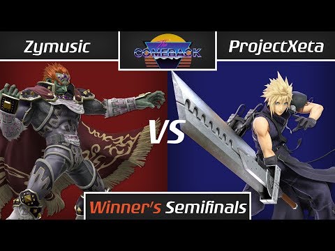 Zymusic (Ganondorf) vs ProjectXeta (Cloud/Wolf/Palutena) - Winners Semifinals - The Comeback 32