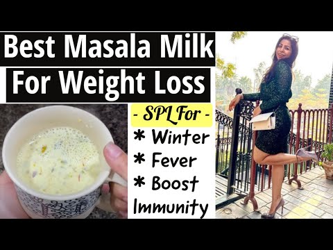 Best Masala Milk For Weight Loss | How To Make Masala Milk At Home - Health Benefits | Fat to Fab