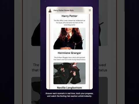 harry potter house quiz video preview