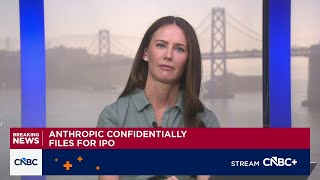 Anthropic confidentially files for IPO