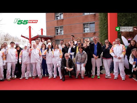 Milano - Tedofori al Niguarda per i feriti di Crans-Montana