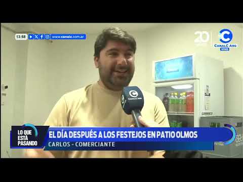 Lo que está  pasando en las calles de la ciudad el día después a los festejos en Patio Olmos