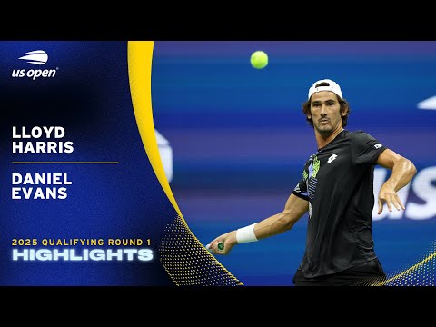 Lloyd Harris vs. Daniel Evans Highlights | 2025 US Open Qualifying Round 1