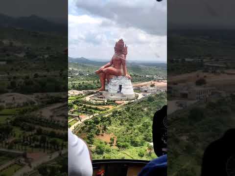 Nathdwara helicopter | Shiv murti view from Helicopter | नाथद्वारा शिवः मूर्ति | Nathdwara status