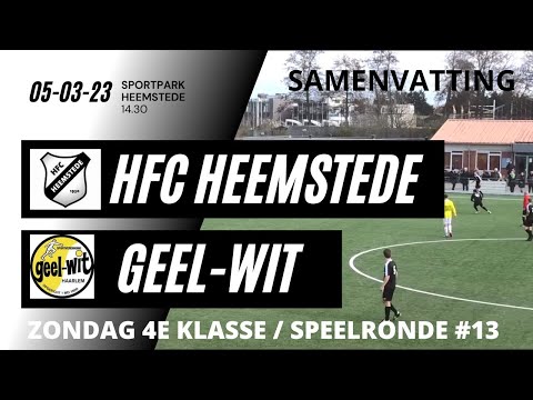 230305 HFC HEEMSTEDE   GEEL WIT