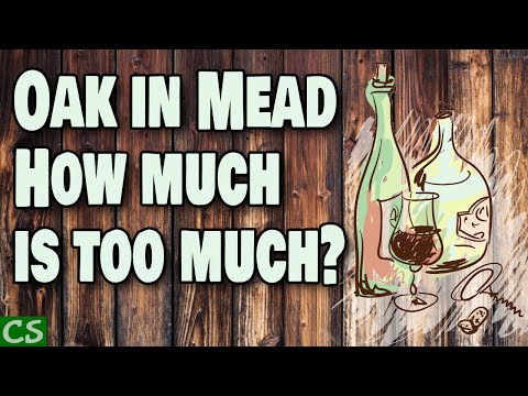 Oaking Mead - Saving our Pyment (how to make grape mead or pyment series)