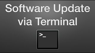 How to Use Terminal to Run Software Updates on a Mac