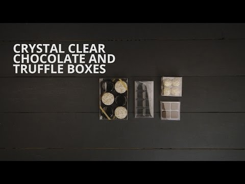 Crystal Clear Chocolate and Truffle Boxes
