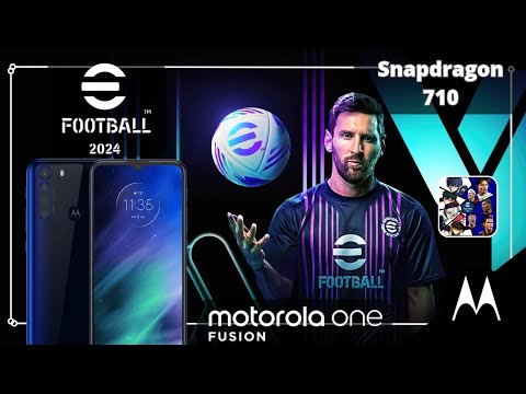 eFootball 2024 Prueba Gaming en el Motorola One Fusion (Snapdragon 710) Rendimiento!!