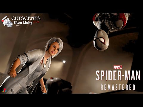 Spiderman Remastered: Silver Lining DLC All Cutscenes (Full Movie) in 4k