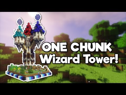 Minecraft: Wizard Tower in ONE CHUNK! [Tutorial]