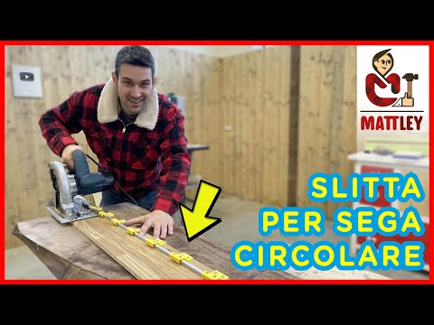 Come fare una slitta per la sega circolare fai da te con 4€