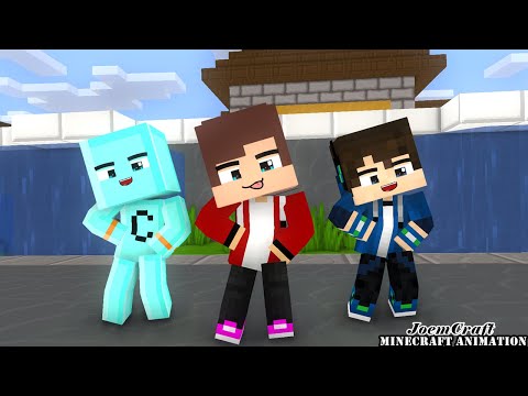 TUTU DANCE | DUNDUN DANCE | GANGNAM STYLE | SHUFFLE |CRAFTEE,MAIZEN & EYSTREEM - Minecraft Animation