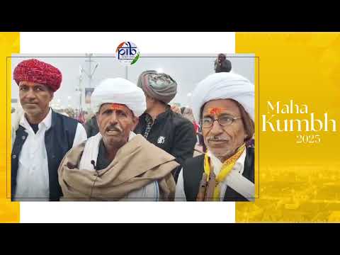 Kishan Lal, a resident of Tonk district in Rajasthan, is very happy to be attending the #mahakumbh
