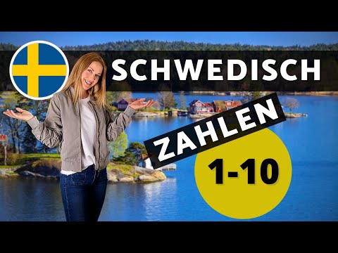 Schwedisch Zahlen 1-10 | Schwedisch zählen lernen bis 10 für Anfänger