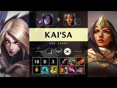 Kai'Sa ADC vs Sivir - KR Challenger Patch 25.16